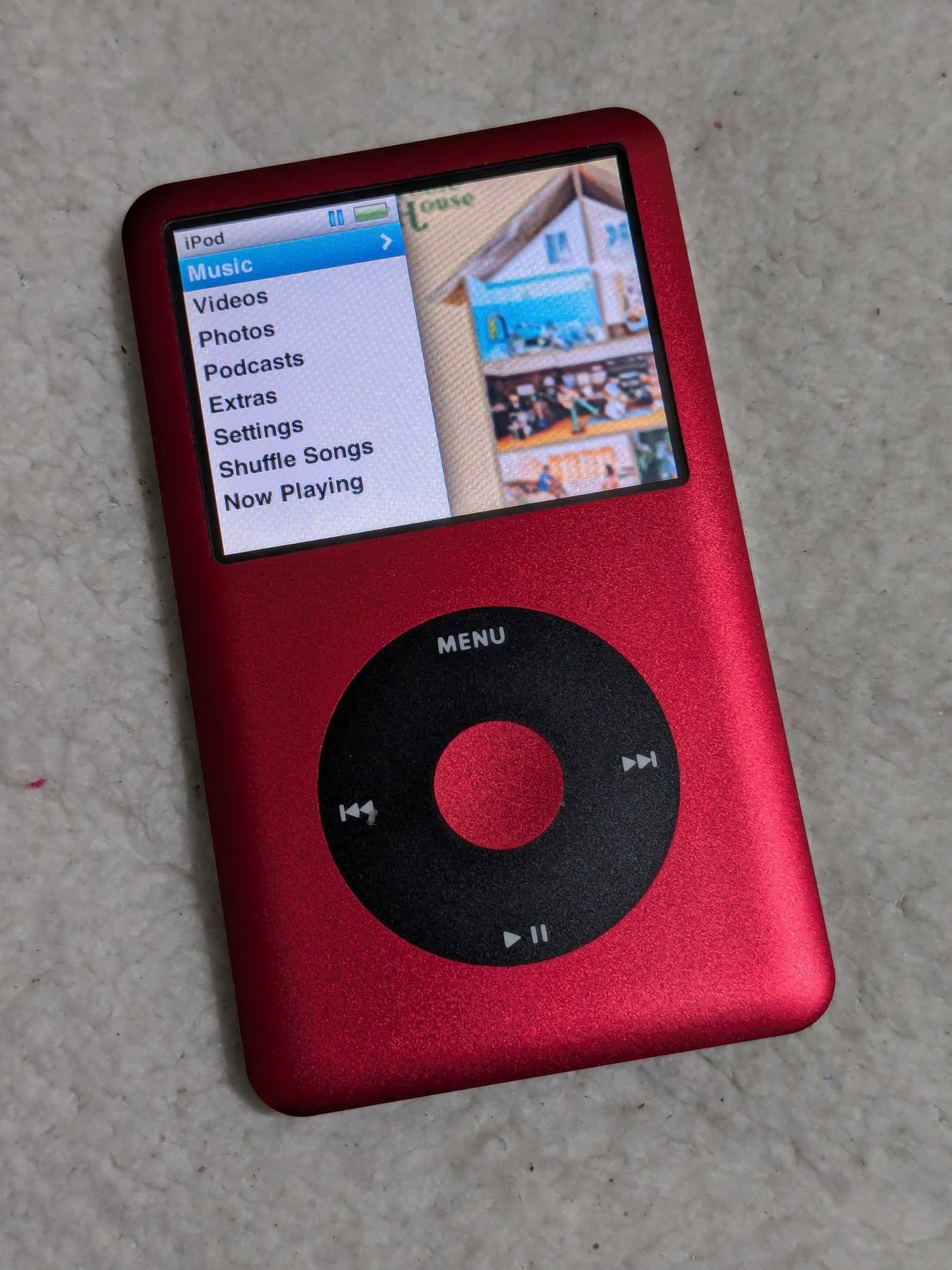 iPod Classic 7th Gen – Red Edition | 1TB SSD | 3000 mAh Battery