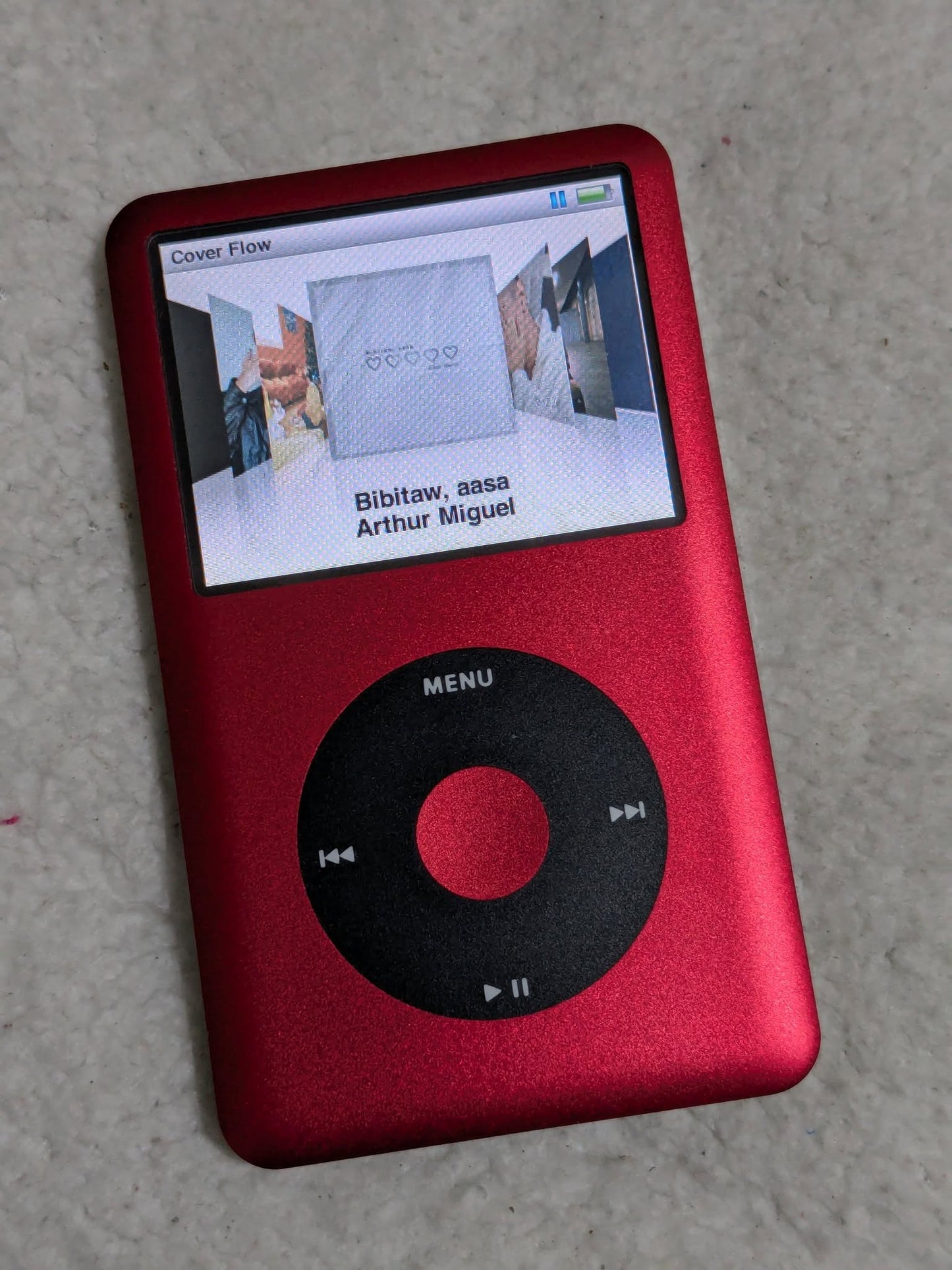 iPod Classic 7th Gen – Red Edition | 1TB SSD | 3000 mAh Battery