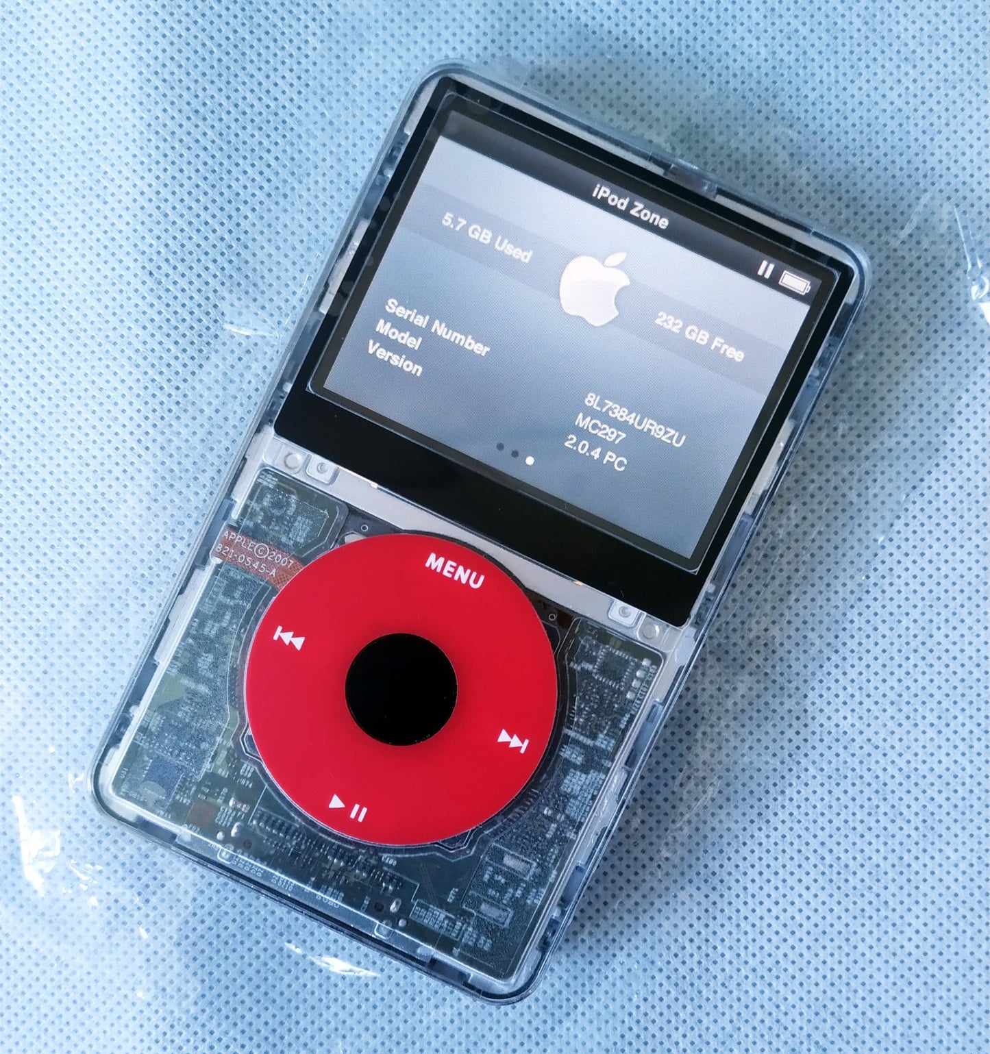 Apple iPod Classic 6th Generation U2 Version | 256GB | Brand New Battery 2500 mAh