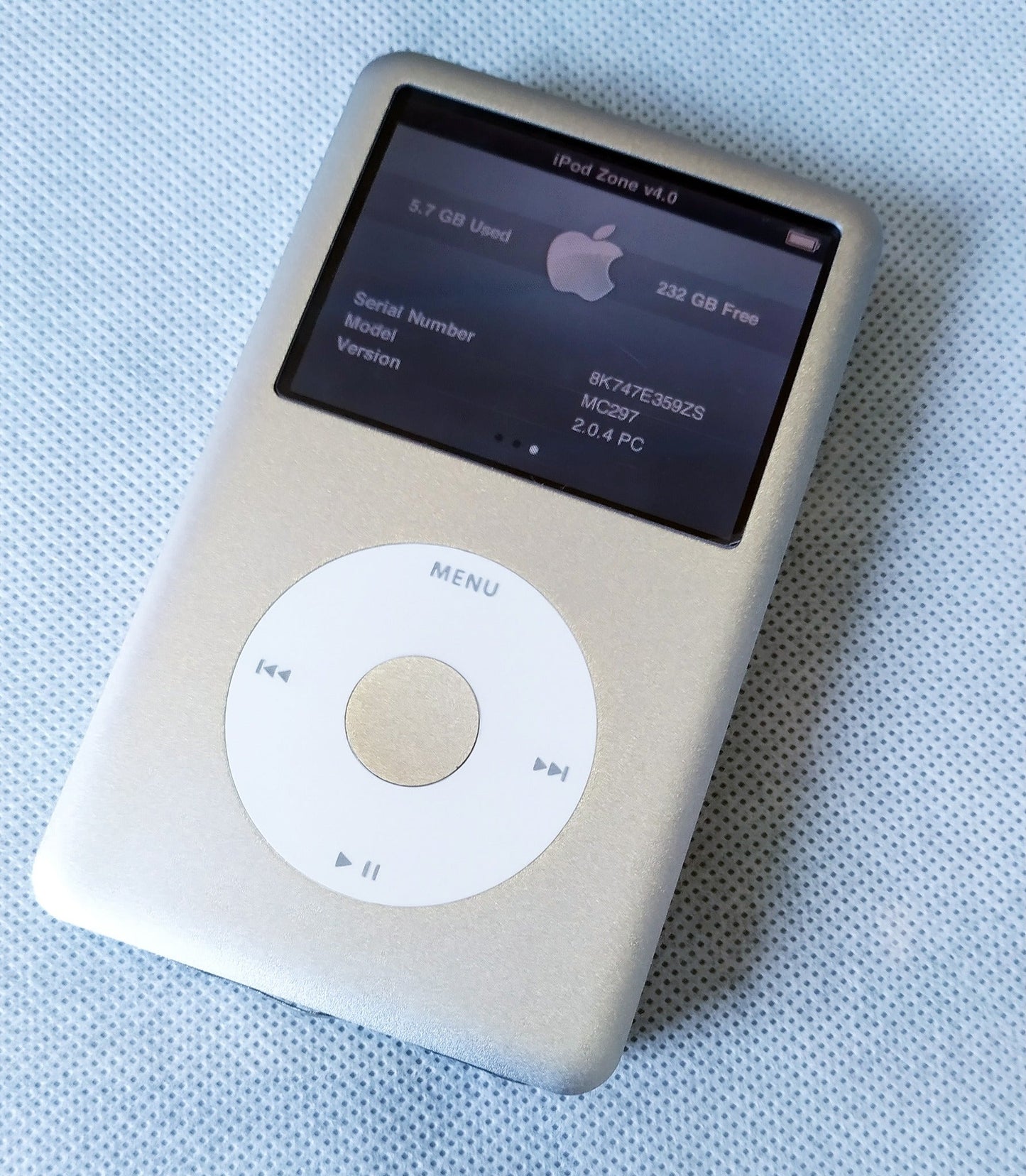 Apple iPod Classic 6th Generation | 256GB | Brand New Battery 2000 mAh