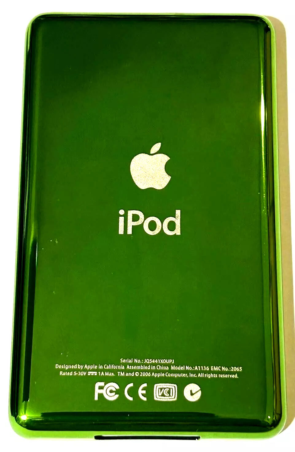 iPod Classic 5th Gen | Atomic Ivy Edition | Bluetooth Mod | 2TB SSD | 3000 mAh Battery | USB-C Upgrade