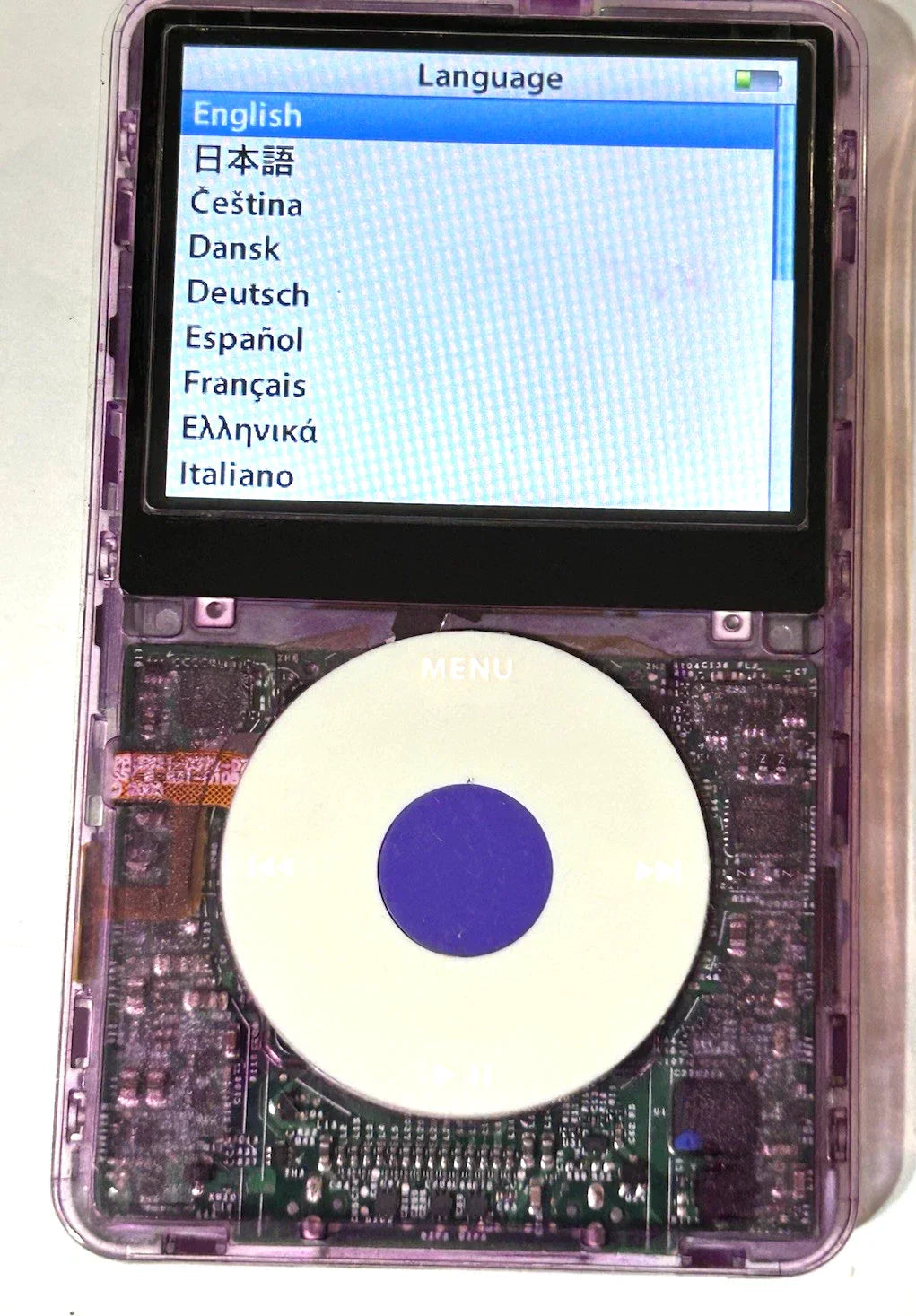 iPod Classic 5th Gen | Plumper Black Edition | Bluetooth Mod | 2TB SSD | 3000 mAh Battery | USB-C Upgrade