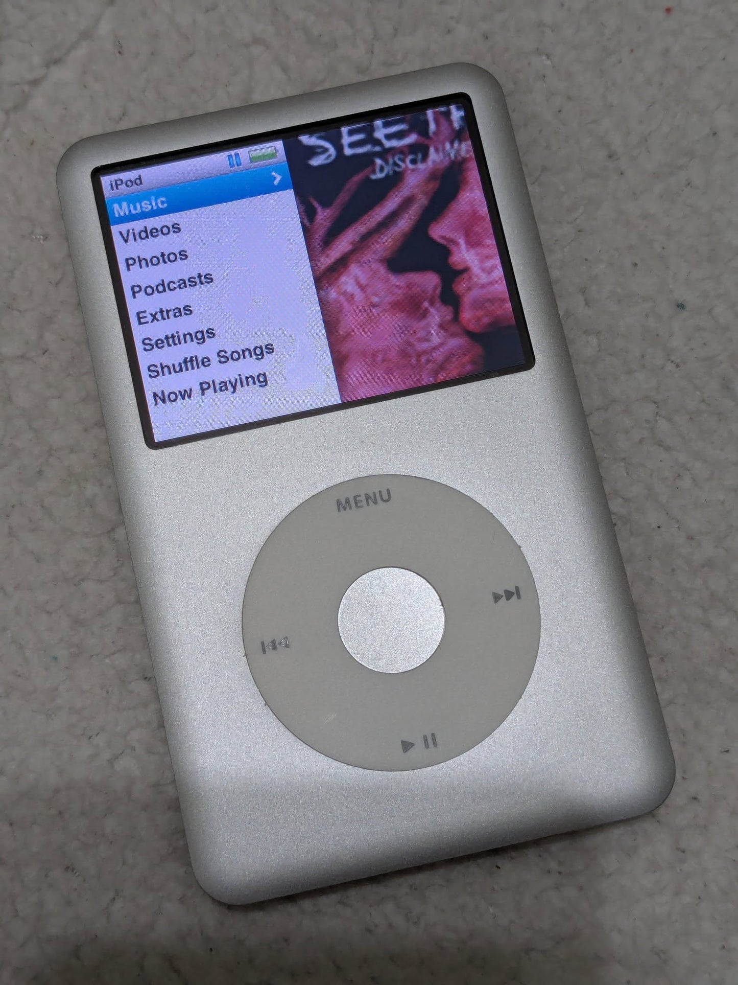 iPod Classic 7th Gen | Silver Edition | 1TB SSD | 3000 mAh Battery