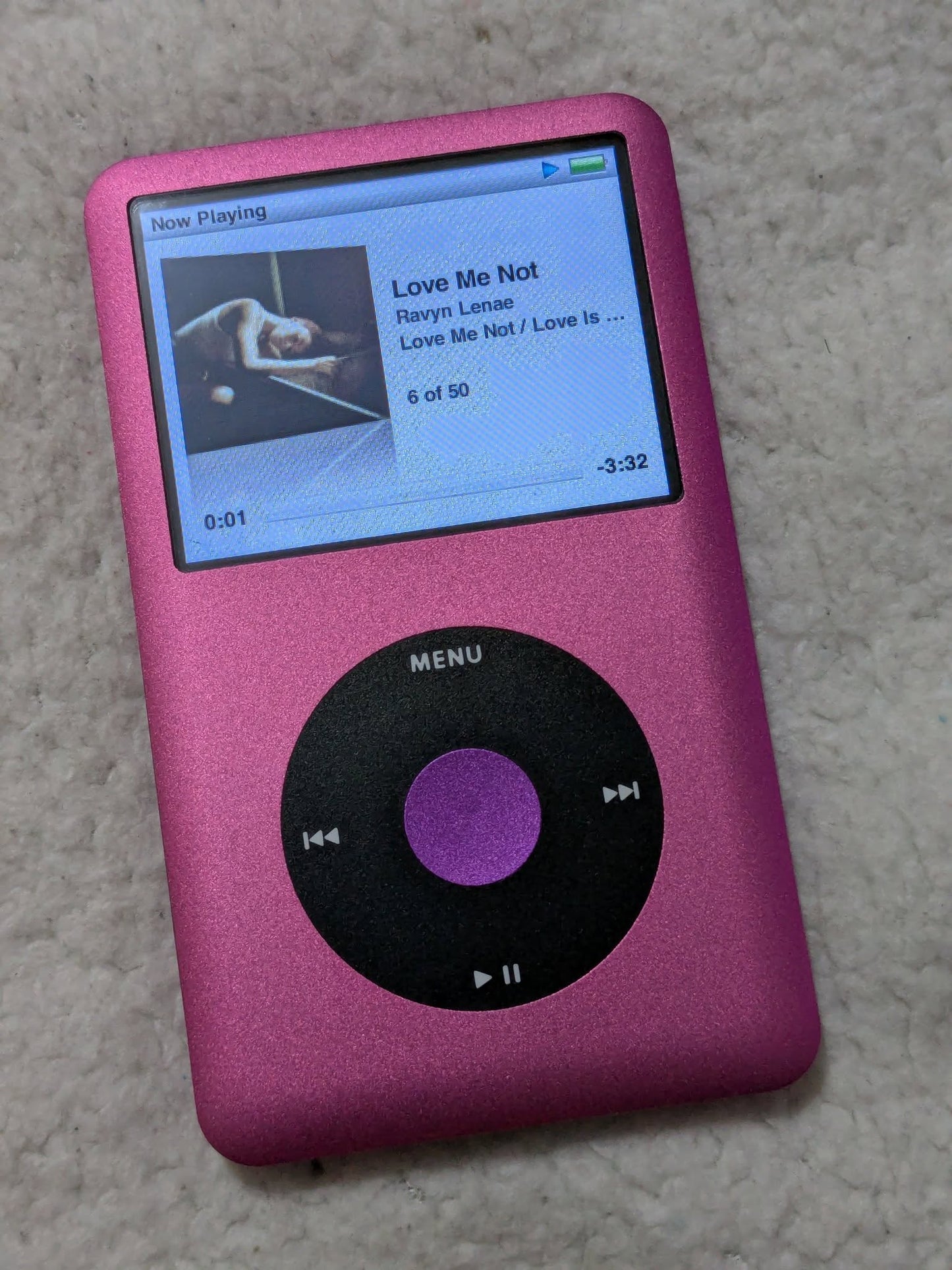 iPod Classic 7th Gen | Pink Edition | 1TB SSD | 3000 mAh Battery