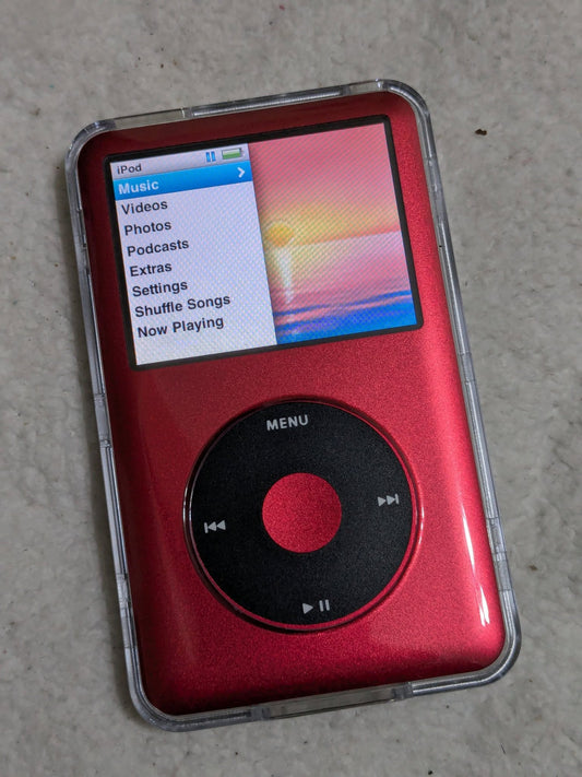 iPod Classic 7th Gen – Red Edition | 1TB SSD | 3000 mAh Battery