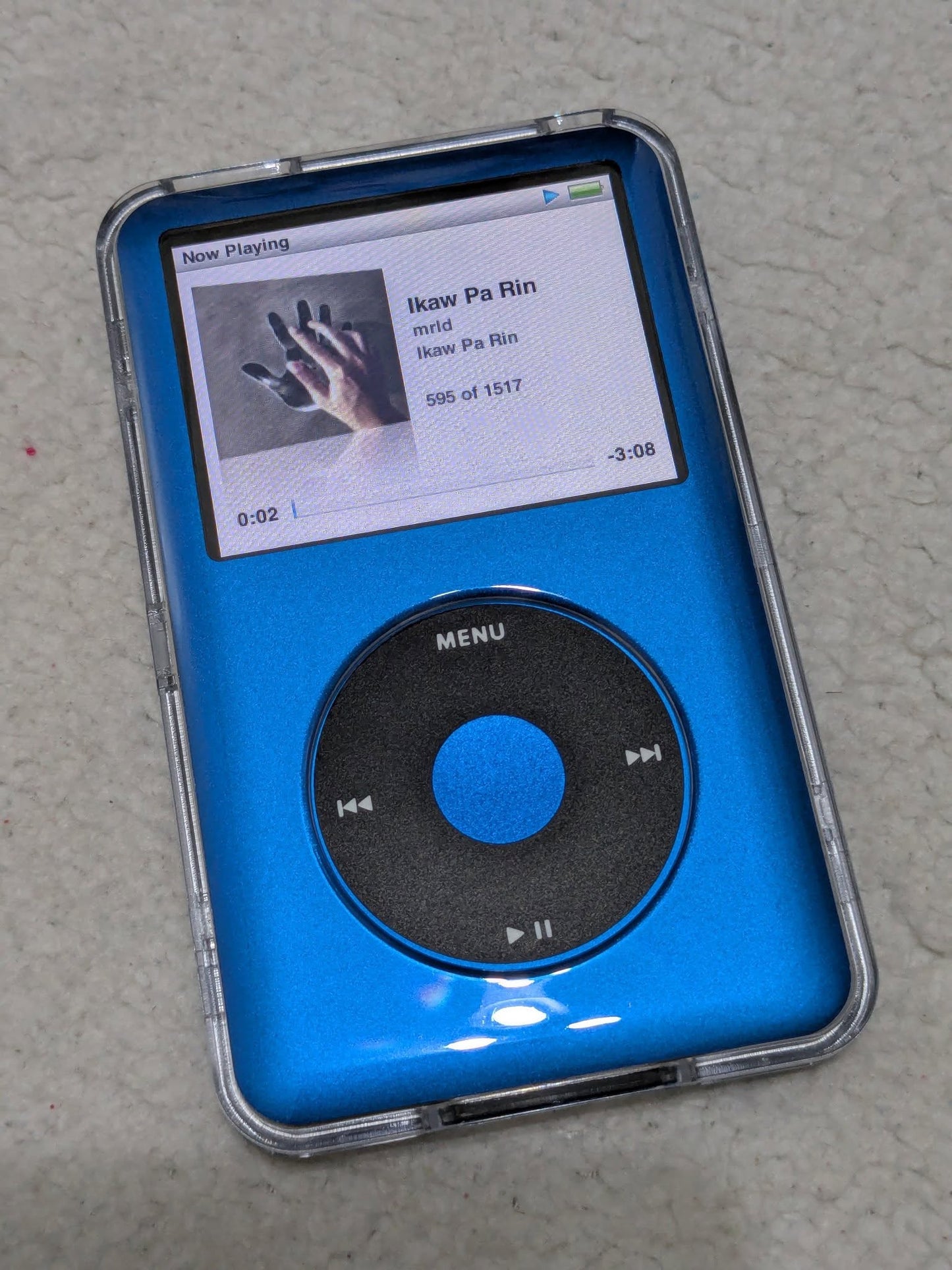 iPod Classic 7th Gen | Blue Edition | 1TB SSD | 3000 mAh Battery