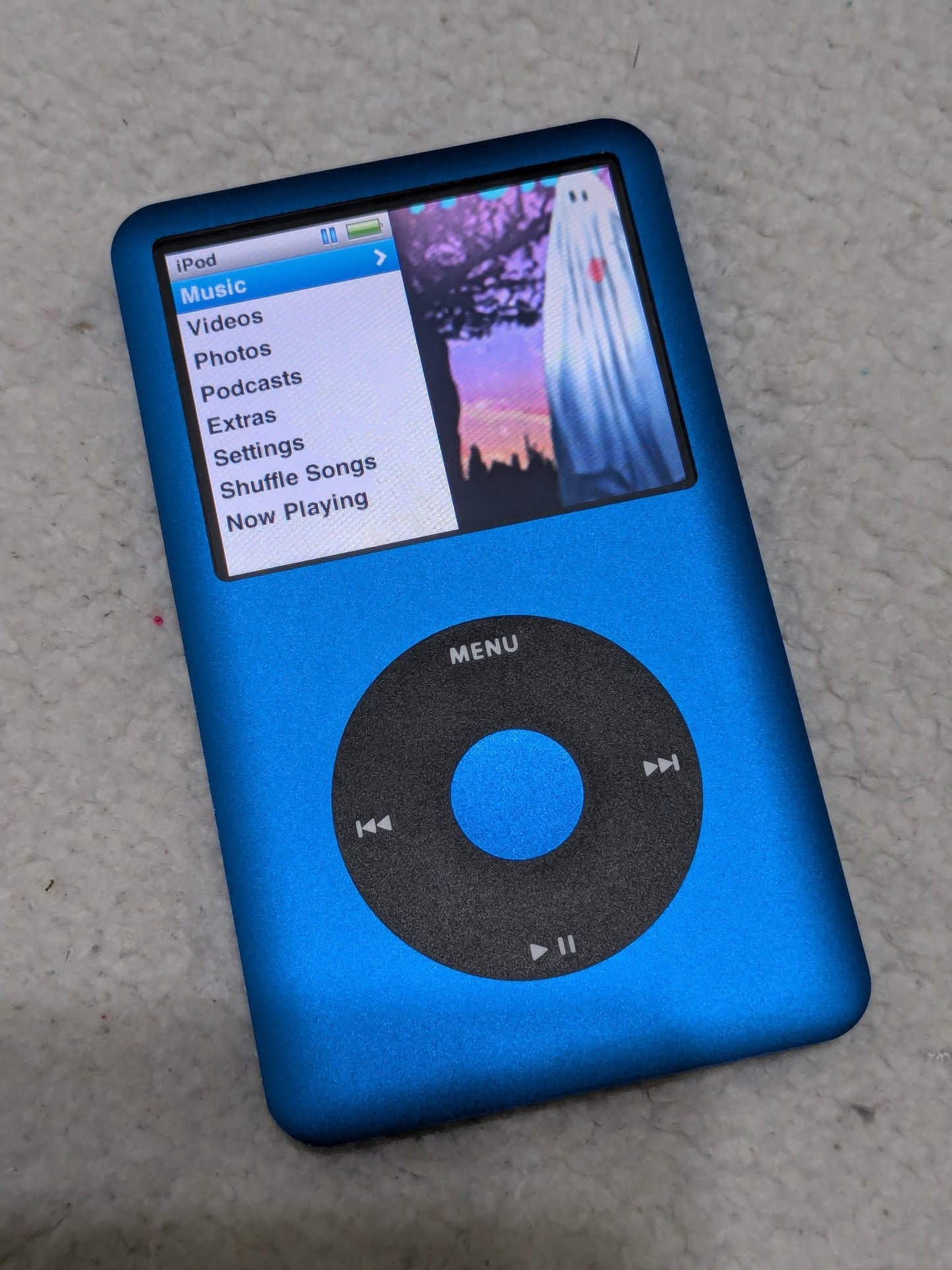 iPod Classic 7th Gen | Blue Edition | 1TB SSD | 3000 mAh Battery