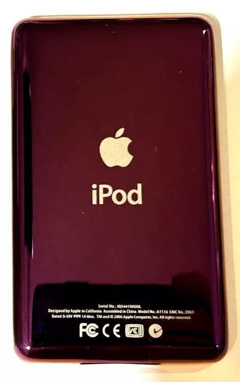 APPLE iPOD CLASSIC 5.5th Plumb 2TB SSD Wolfson DAC Atomic 3000 Mega Battery