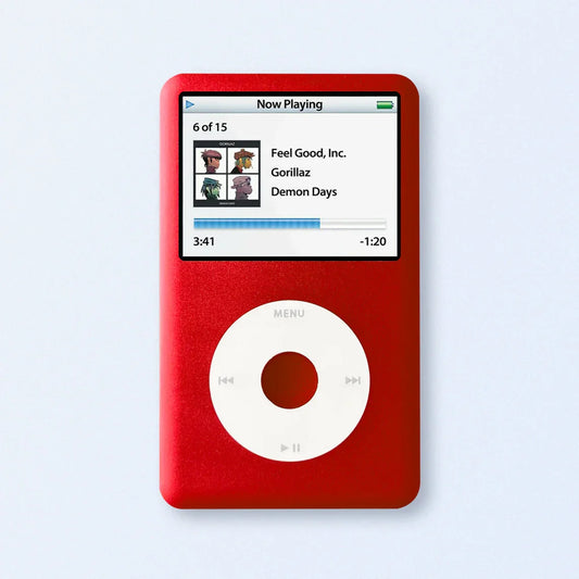 iPod Classic 7th Gen | Red Edition | 2TB SDXC | 3000 mAh Battery | USB-C Upgrade