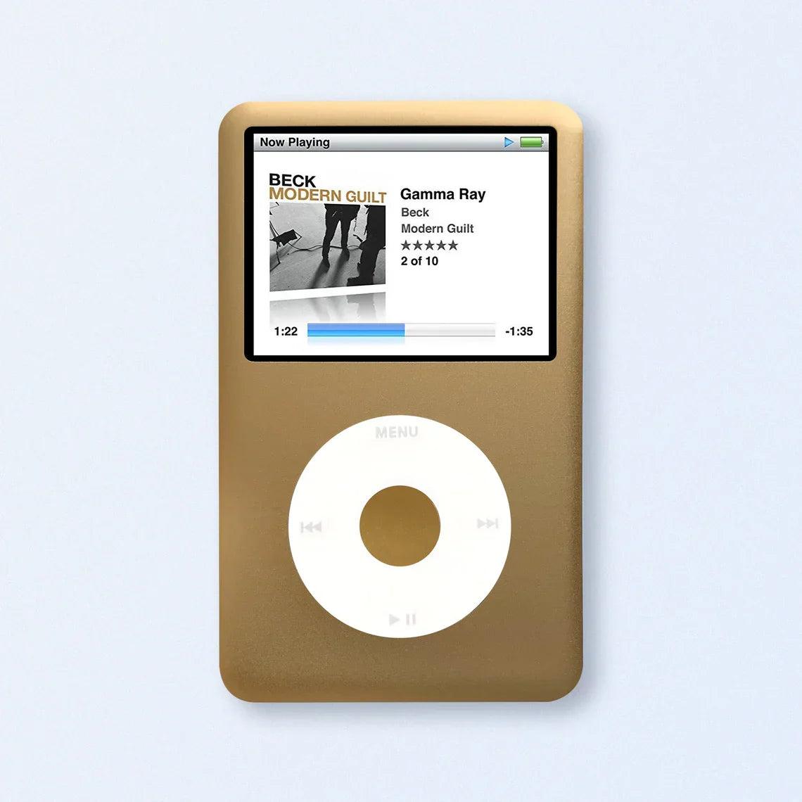 iPod Classic 7th Gen | Gold Edition | 2TB SDXC | 3000 mAh Battery | USB-C Upgrade