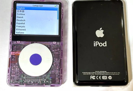 iPod Classic 5th Gen | Plumper Black Edition | Bluetooth Mod | 2TB SSD | 3000 mAh Battery | USB-C Upgrade