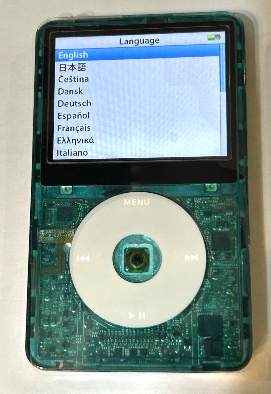 APPLE iPOD CLASSIC 5.5th Turq 2TB SSD Wolfson DAC Atomic 3000 Mega Battery